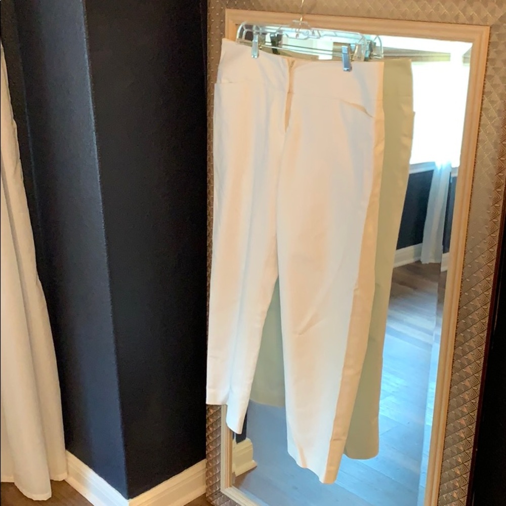 Halogen White Lined Ankle Pants